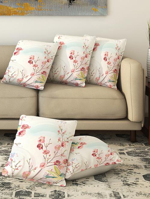 la verve digital printed canvas cushion cover - 13463069 - Very Small Image - 1