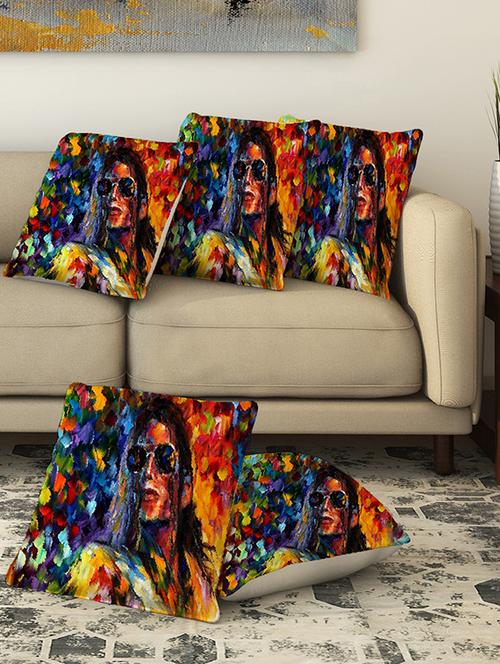 la verve digital printed canvas cushion cover - 13463097 - Very Small Image - 1