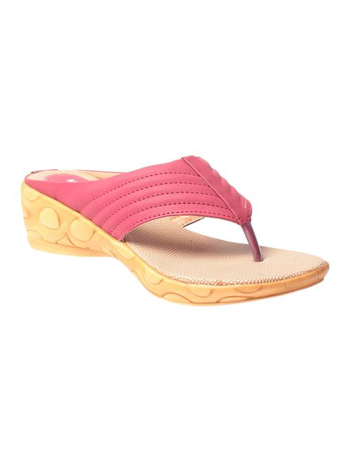 pink open thong wedge - 13463949 - Very Small Image - 1