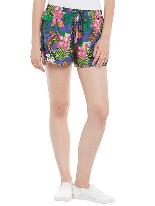 multi colored rayon short - 13464277 - Very Small Image - 1