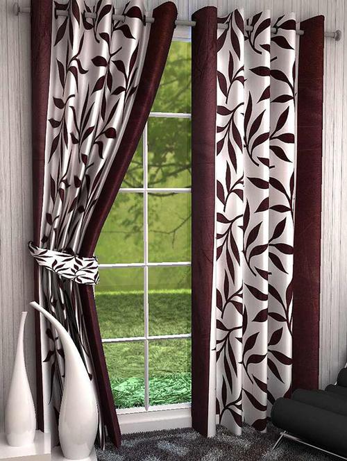 white polyester door curtain - 13464543 - Very Small Image - 1
