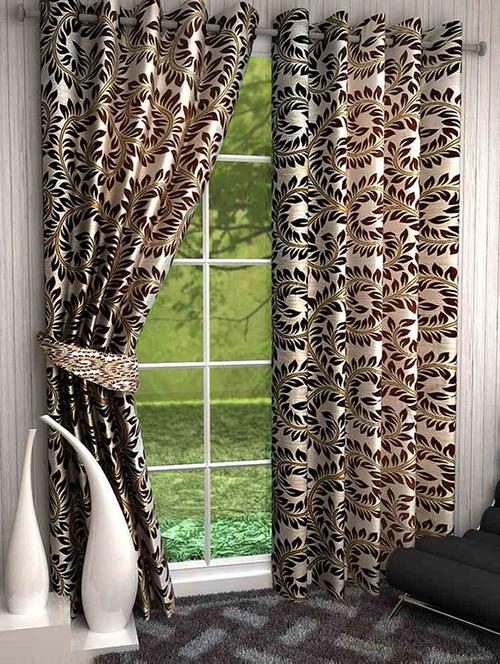 single polyster door curtain - 1 pc (dcn1-091) - 13464616 - Very Small Image - 1