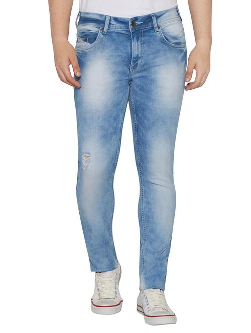 light blue cotton jeans - 13466284 - Very Small Image - 1