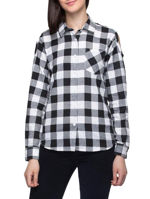 black cotton regular shirt - 13467368 - Very Small Image - 1