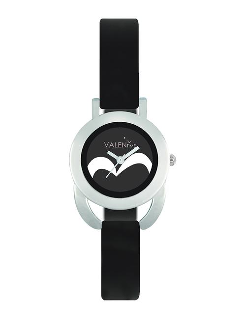 valentime silicone strap round dial watch - 13469412 - Very Small Image - 1
