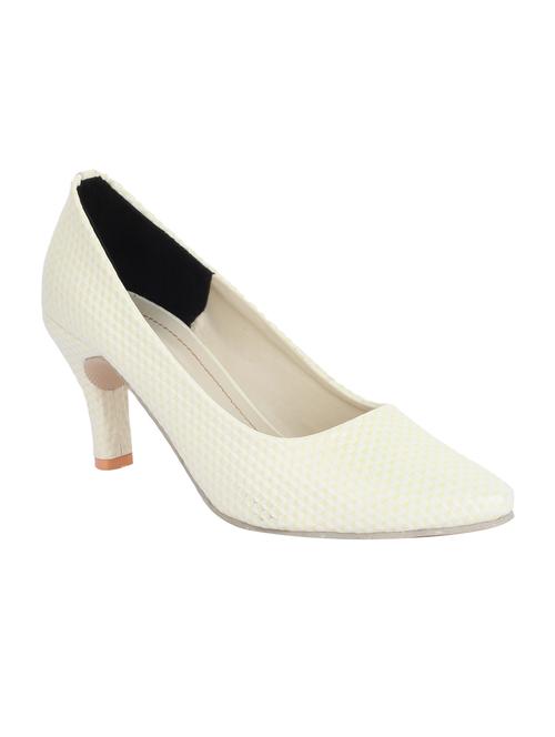white patent leather slip on pumps - 13479201 - Very Small Image - 1