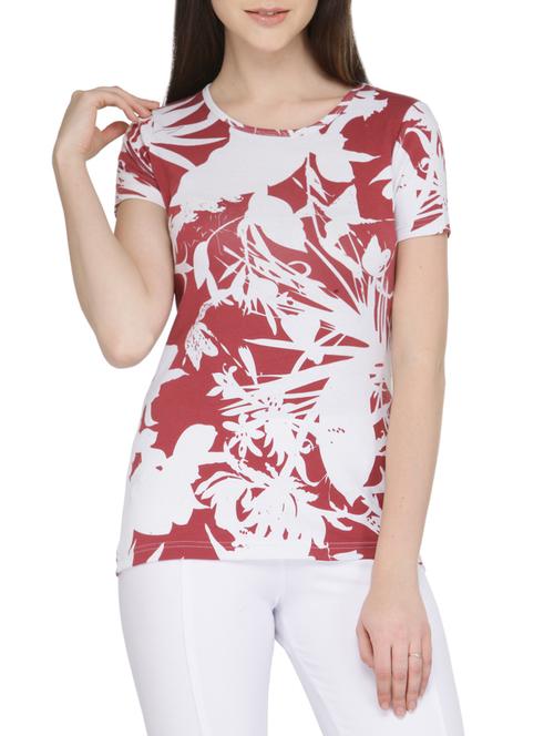 red printed cotton top - 13480082 - Very Small Image - 1