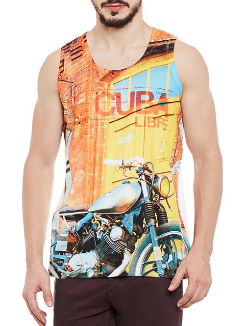 multicoloured polyester vest - 13480557 - Very Small Image - 1