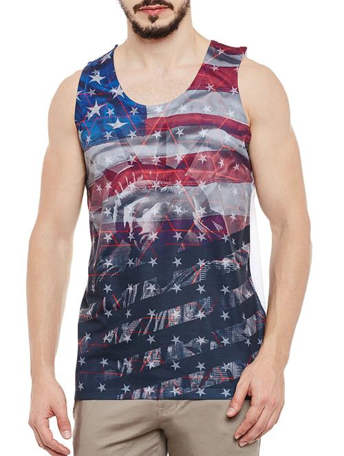 multicoloured polyester vest - 13480612 - Very Small Image - 1