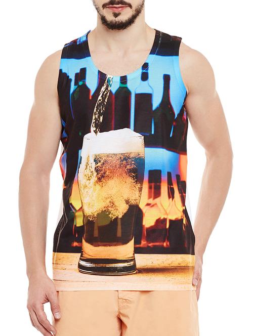 multicoloured polyester vest - 13480619 - Very Small Image - 1