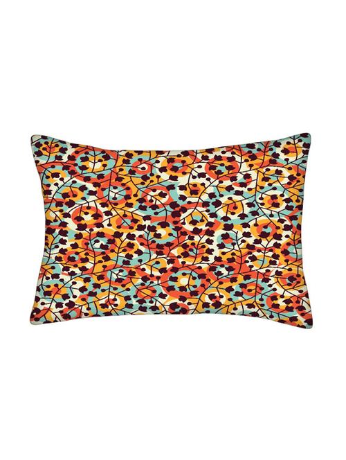 snoogg multicolor polyester cushion cover - 13498037 - Very Small Image - 1