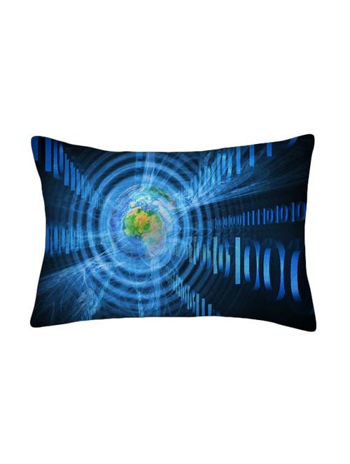 snoogg multicolor polyester cushion cover - 13498076 - Very Small Image - 1