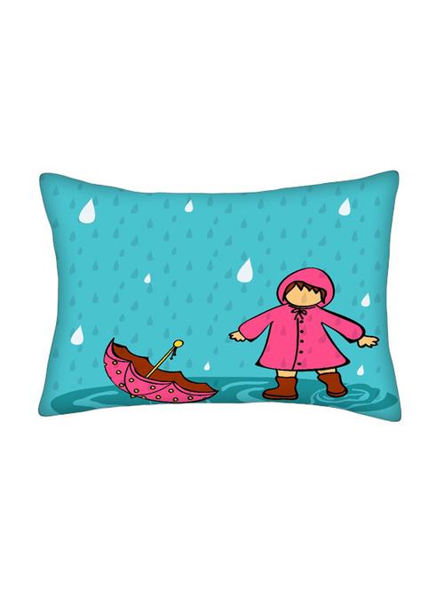 snoogg multicolor polyester cushion cover - 13498085 - Very Small Image - 1