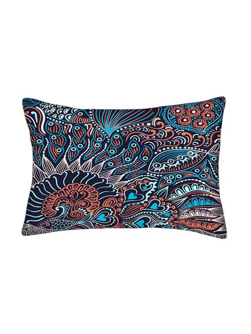 snoogg multicolor polyester cushion cover - 13498089 - Very Small Image - 1