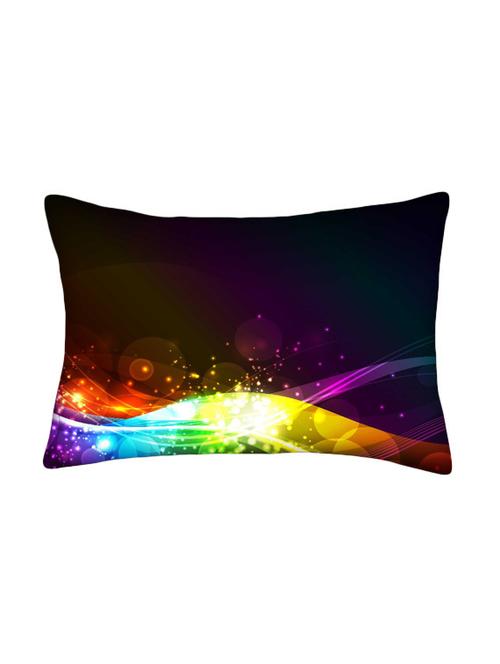 snoogg multicolor polyester cushion cover - 13498090 - Very Small Image - 1