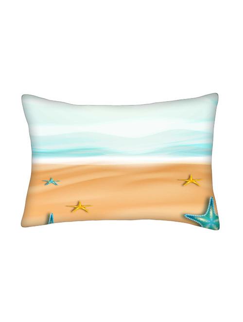 snoogg multicolor polyester cushion cover - 13498097 - Very Small Image - 1