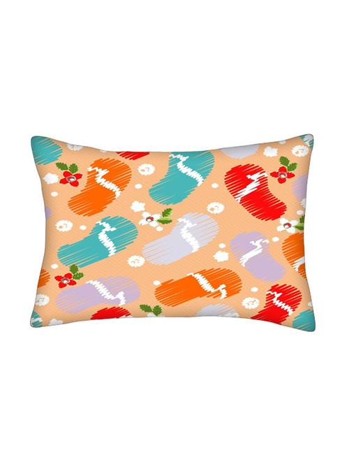 snoogg multicolor polyester cushion cover - 13498126 - Very Small Image - 1
