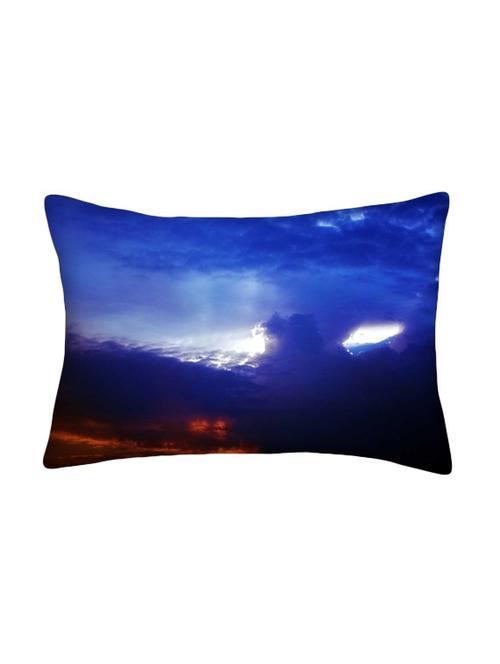 snoogg multicolor polyester cushion cover - 13498348 - Very Small Image - 1