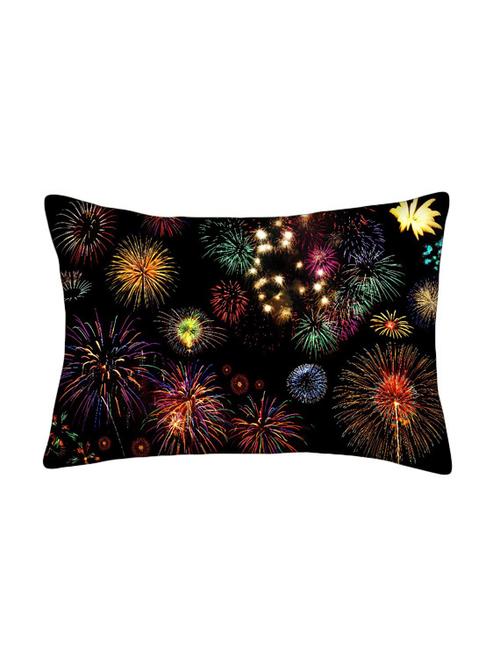 snoogg multicolor polyester cushion cover - 13498355 - Very Small Image - 1