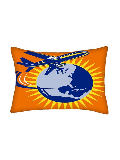 snoogg multicolor polyester cushion cover - 13498364 - Very Small Image - 1
