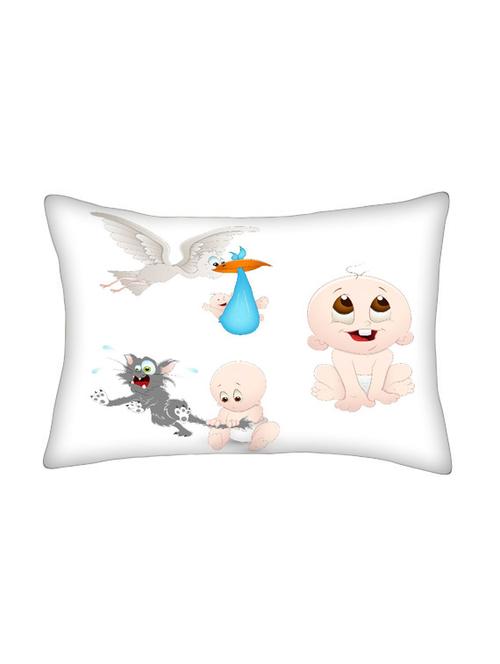 snoogg multicolor polyester cushion cover - 13498390 - Very Small Image - 1