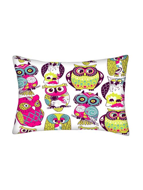 snoogg multicolor polyester cushion cover - 13498445 - Very Small Image - 1