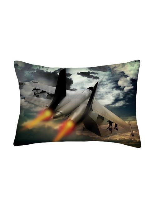 snoogg multicolor polyester cushion cover - 13498477 - Very Small Image - 1