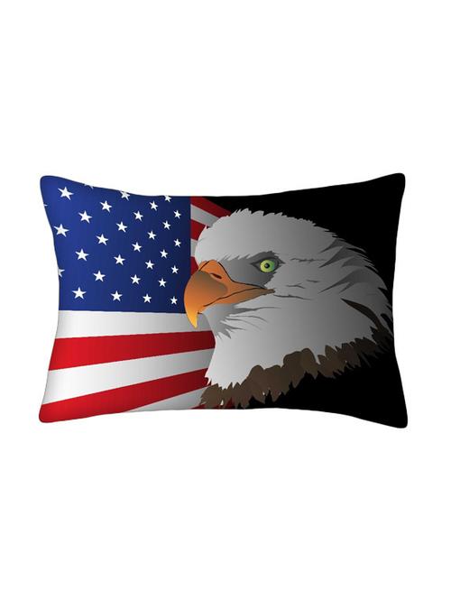 snoogg multicolor polyester cushion cover - 13498478 - Very Small Image - 1