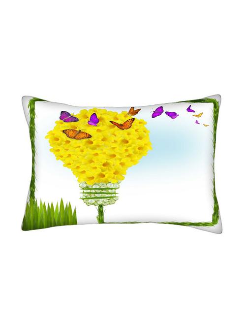 snoogg multicolor polyester cushion cover - 13498502 - Very Small Image - 1