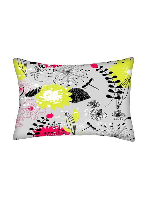 snoogg multicolor polyester cushion cover - 13498615 - Very Small Image - 1