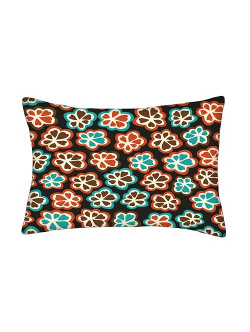 snoogg multicolor polyester cushion cover - 13498641 - Very Small Image - 1