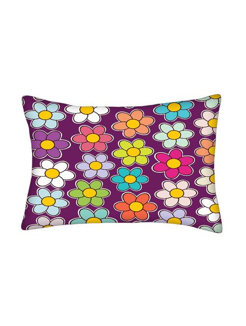 snoogg multicolor polyester cushion cover - 13498643 - Very Small Image - 1