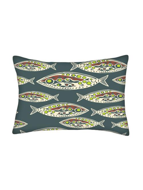 snoogg multicolor polyester cushion cover - 13498655 - Very Small Image - 1
