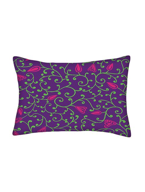 snoogg multicolor polyester cushion cover - 13498664 - Very Small Image - 1