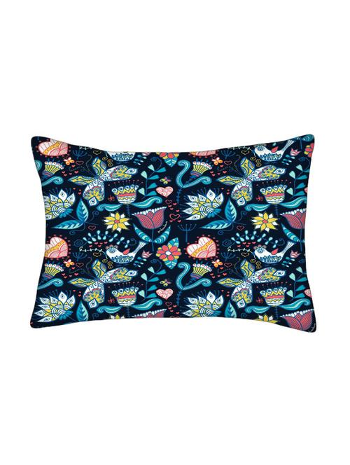 snoogg multicolor polyester cushion cover - 13498677 - Very Small Image - 1