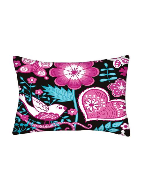 snoogg multicolor polyester cushion cover - 13498678 - Very Small Image - 1