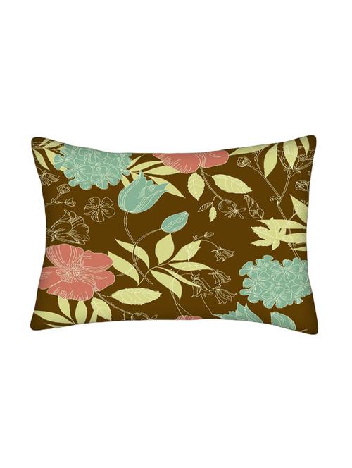 snoogg multicolor polyester cushion cover - 13498684 - Very Small Image - 1