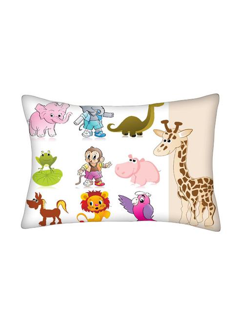 snoogg multicolor polyester cushion cover - 13498688 - Very Small Image - 1
