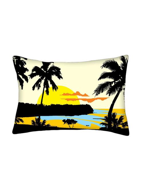snoogg multicolor polyester cushion cover - 13498734 - Very Small Image - 1