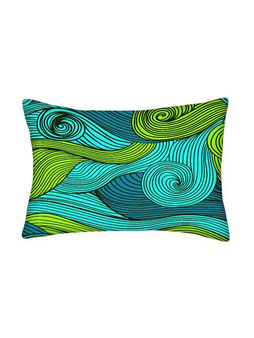snoogg multicolor polyester cushion cover - 13498741 - Very Small Image - 1