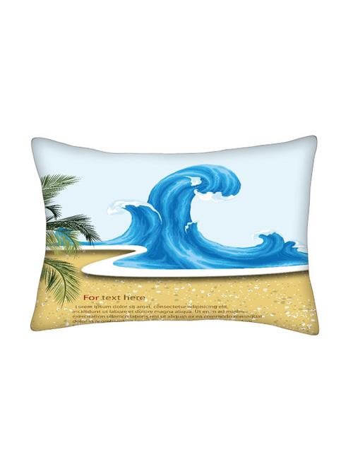 snoogg multicolor polyester cushion cover - 13498758 - Very Small Image - 1