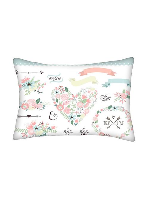 snoogg multicolor polyester cushion cover - 13498765 - Very Small Image - 1