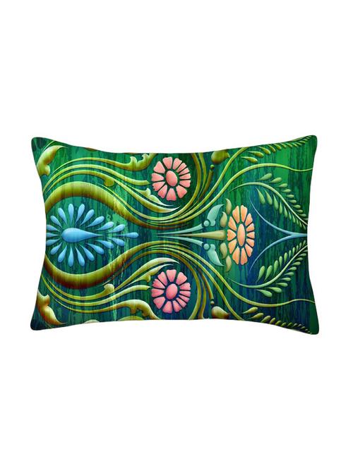snoogg multicolor polyester cushion cover - 13498788 - Very Small Image - 1