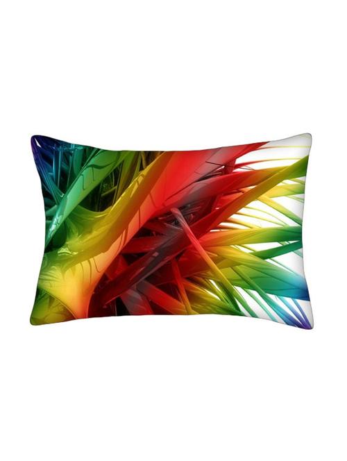 snoogg multicolor polyester cushion cover - 13498804 - Very Small Image - 1