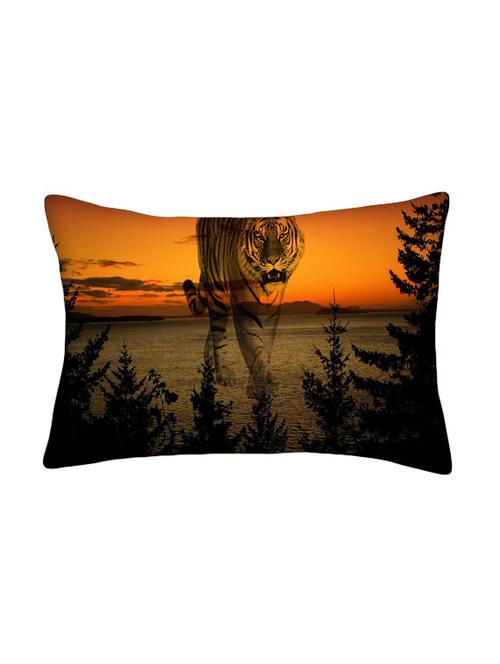 snoogg multicolor polyester cushion cover - 13498815 - Very Small Image - 1