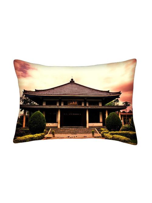 snoogg multicolor polyester cushion cover - 13498847 - Very Small Image - 1