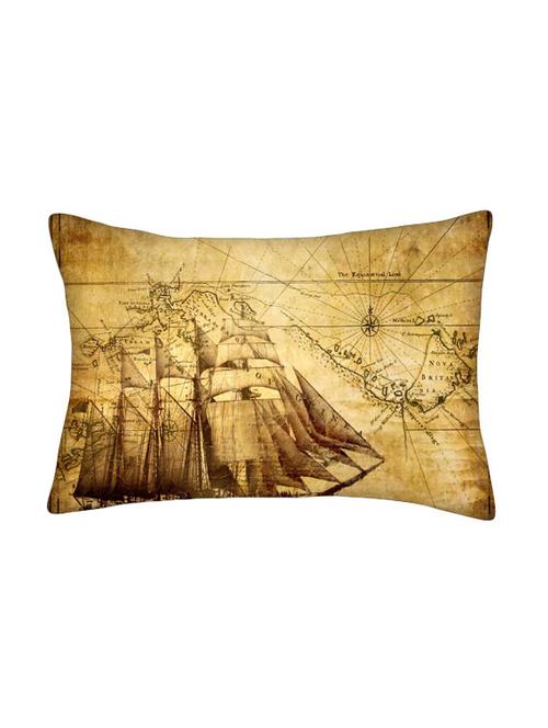 snoogg multicolor polyester cushion cover - 13498919 - Very Small Image - 1