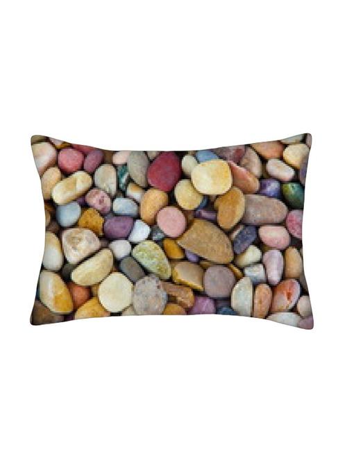 snoogg multicolor polyester cushion cover - 13499006 - Very Small Image - 1