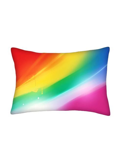snoogg multicolor polyester cushion cover - 13499031 - Very Small Image - 1