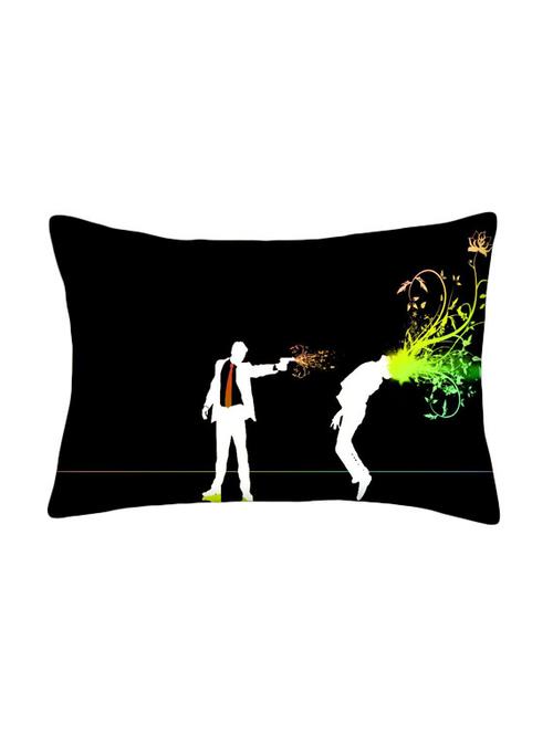 snoogg multicolor polyester cushion cover - 13499076 - Very Small Image - 1